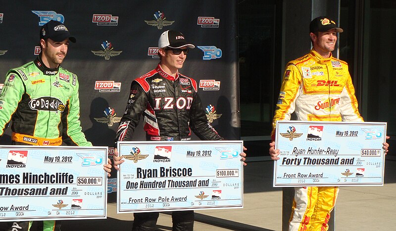 File:Front row 2012 Indianapolis 500.jpg