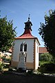 Čeština: Přední pohled na kapli v Ráječku, okr. Blansko. English: Front view of chapel in Ráječko, Blansko District.