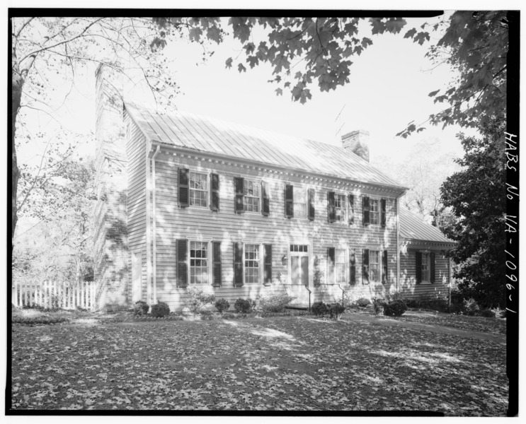 File:GENERAL VIEW OF FRONT, AUTUMN - Bishop John Early House, Lynchburg, Lynchburg, VA HABS VA,16-LYNBU,82-1.tif