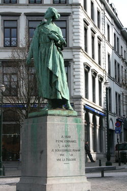 Паметник на Габриел Пети в Брюксел