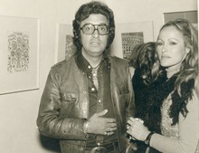 Ursula Andress and Vicenç Caraltó at the Elmyr de Ibiza art gallery, 1971