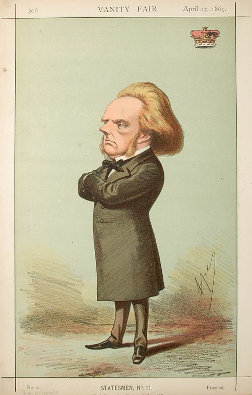 1869 caricature of the Duke of Argyll by Carlo Pellegrini