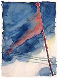 The Flag, 1918 by Georgia O'Keeffe