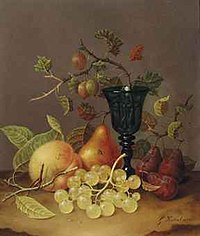 Stilleven met fruit, 1858