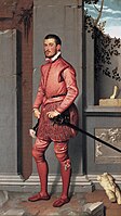 Giovanni Battista Moroni. Portrait of Gian Gerolamo Grumelli (The Gentleman in Pink) (1560)
