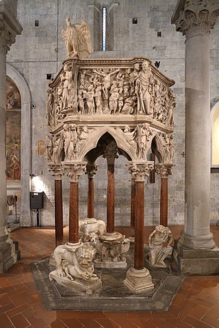 <span class="mw-page-title-main">Pulpit of Sant' Andrea, Pistoia (Giovanni Pisano)</span>