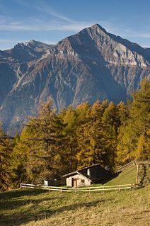 Grand Chavalard Mountain in Switzerland