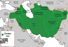 Map of Greater Iran