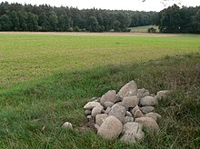 Lesesteine im Grinderwald als namensgebendes Geröll