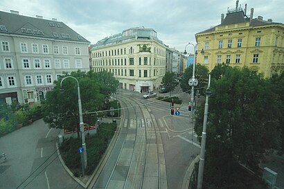 So kommt man zu dem Radetzkyplatz mit den Öffentlichen - Mehr zum Ort Hier