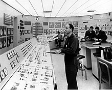 Control room of Dresden Station circa 1962