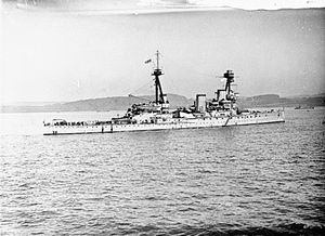 HMS Indomitable na moři