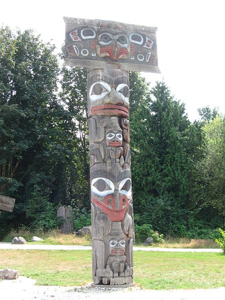 File:Haida replica totem pole (UBC Museum).jpg