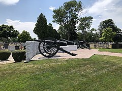 Hancock County Veterans Memorial Guns