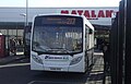 A Enviro200 Dart owned by Hansons in 29 seat style about to leave Westfield Merry Hill on a Centro Contract.