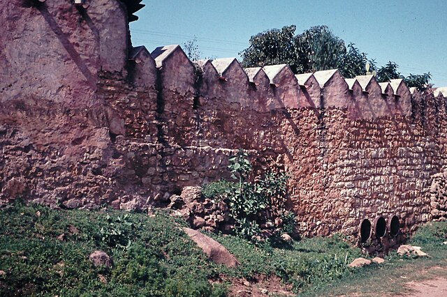 The surrounding walls of the fortified city of Harar built by Nur ibn Mujahid