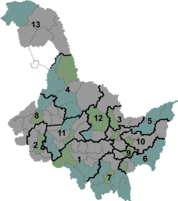 Mapa provincie