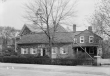 HABS photo from 1936 Historic American Buildings Survey R. Merritt Lacey, Photographer May 1, 1936 EXTERIOR - SOUTH ELEVATION - Vreeland Homestead, 226 Chestnut Street, Nutley, Essex County, NJ HABS NJ,7-NUT,1-2.tif