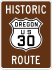 Historische marker US Route 30