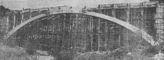 Holly Street Bridge Under Construction in 1925
