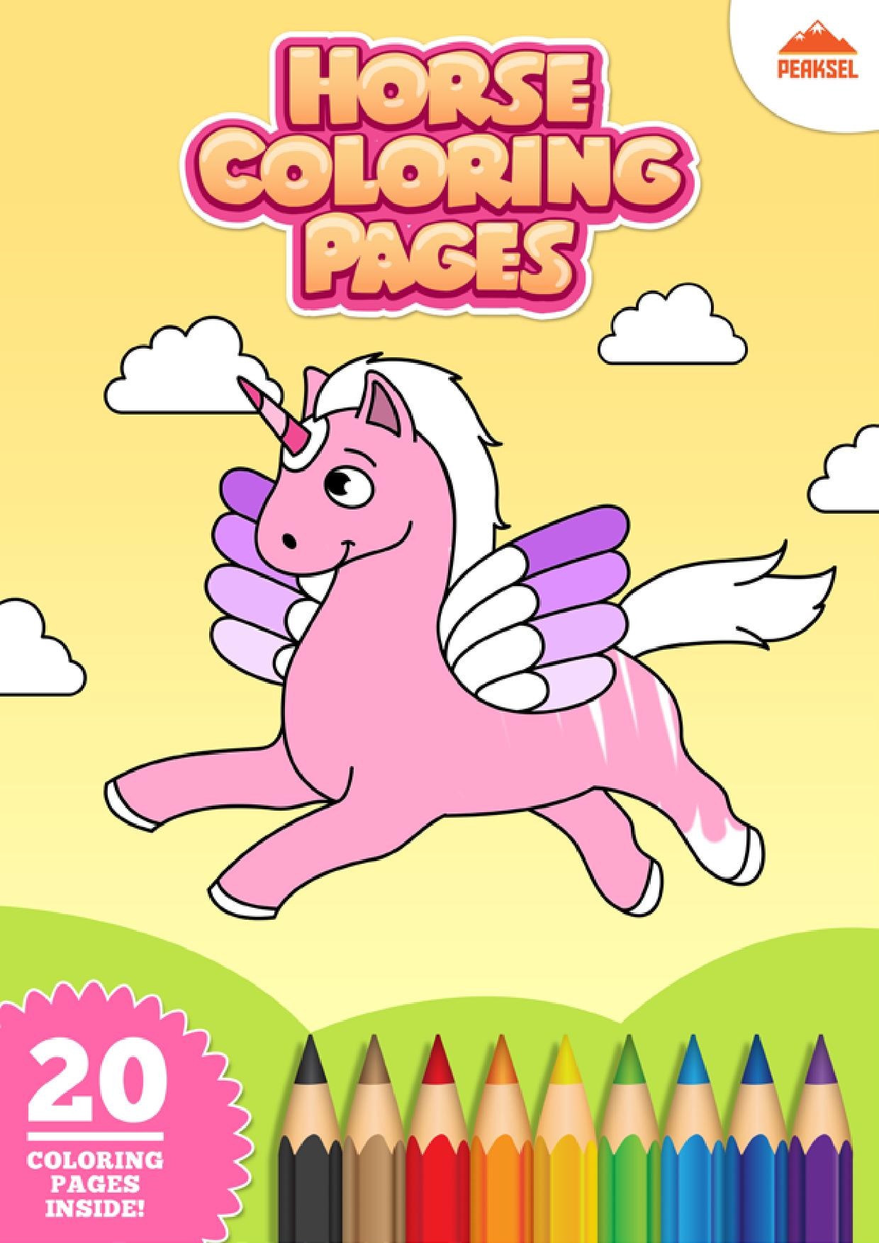 Download File:Horse Coloring Pages - Printable Coloring Book For Kids.pdf - Wikimedia Commons