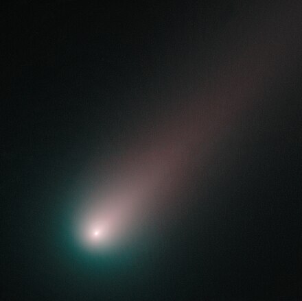 Hubble image of Comet ISON shortly before perihelion.[47]