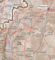 Map of Idlib governorate