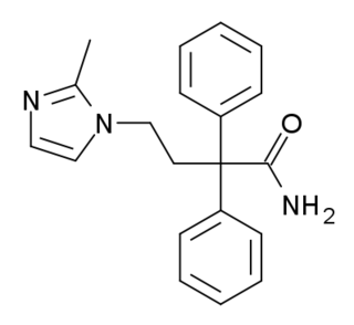 <span class="mw-page-title-main">Imidafenacin</span> Chemical compound