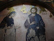 Istanbul - S. Salvatore in Chora - Nartece - Cristo e Maria - Foto G. Dall'Orto 26-5-2006.jpg