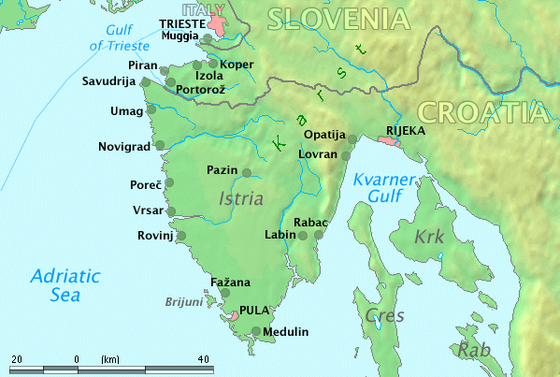 karta över istrien kroatien Istrien   Wikiwand