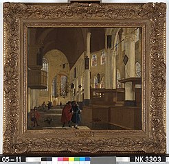 Interieur van de Oude Kerk te Amsterdam