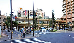 JR Sobu-Main-Line Ichikawa Station South Exit(cropped).jpg