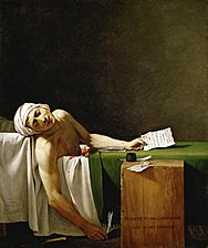 La morte di Marat di Jacques-Louis David (1793)