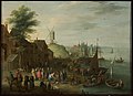 Jan Brueghel I - At a fishing port - M.Ob.211 MNW - National Museum in Warsaw.jpg