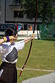 English: Traditional bow shooting at the Japan Day 2009 in Düsseldorf, Germany Deutsch: Traditionelles Bogenschiessen beim Japantag 2009 in Düsseldorf