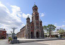 A church in South Korea: Christianity has grown rapidly in South Korea from 1% in 1900 to 29.3% in 2010, due to the efforts of missionaries. Jeondong Catholic Cathedral 20230408 005.jpg