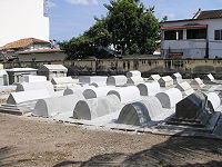 Penang Yahudi Mezarlığı'ndan bir görüntü