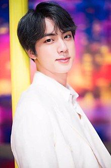 Jin for Dispatch "Boy With Luv" MV behind the scene shooting, 15 March 2019 06.jpg