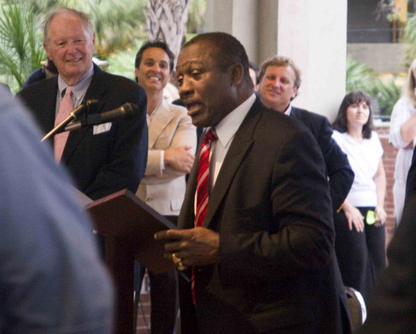 Frazier's speech when he was awarded the Order of the Palmetto in Beaufort, South Carolina, in September 2010