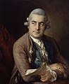 Johann Christian Bach hadde stor innvirkning på Wolfgang Amadeus Mozart. Malt av: Thomas Gainsborough (1727-1788)