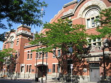 John Weir Foote V.C. Armoury is a Canadian Forces facility that houses several regiments based in Hamilton. JohnWeirFooteVCArmouries.JPG