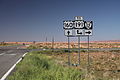 English: Junction of U.S. 160 and U.S. 191N, Arizona