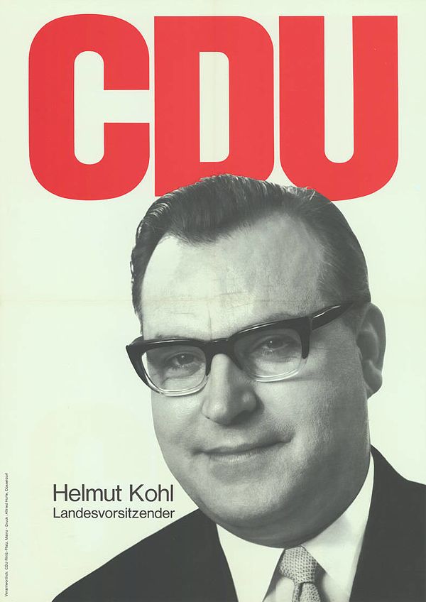 Kohl as the CDU Rhineland-Palatinate state party chairman