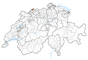 Lag vum Kanton Basel-Stadt in dr Schwyz
