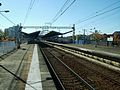 The view from the up end of the platforms in November 2008