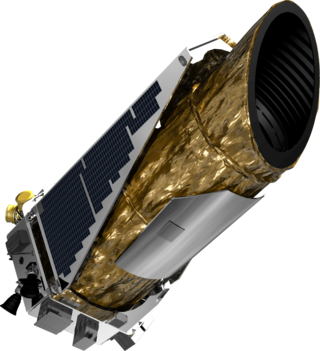 <span class="mw-page-title-main">Kepler space telescope</span> Tenth mission of the Discovery program; optical space telescope for exoplanetology