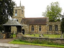 The St Winifred's Church (Grade I) and the Lychgate (Grade II). Kingston on Soar Church - geograph.org.uk - 1293154.jpg