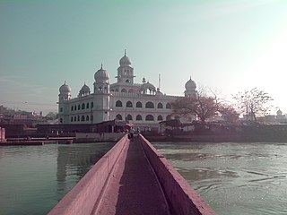 Kiratpur Sahib Town in Punjab, India