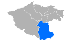District de Nuannuan - Carte