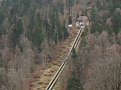 Wasserschloss des Kraftwerks Lütschental